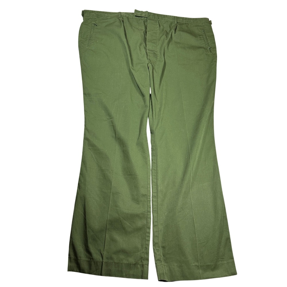 Vintage German Military Bücking Alsfeld Olive Green Trousers 8405-12-170-1908 59